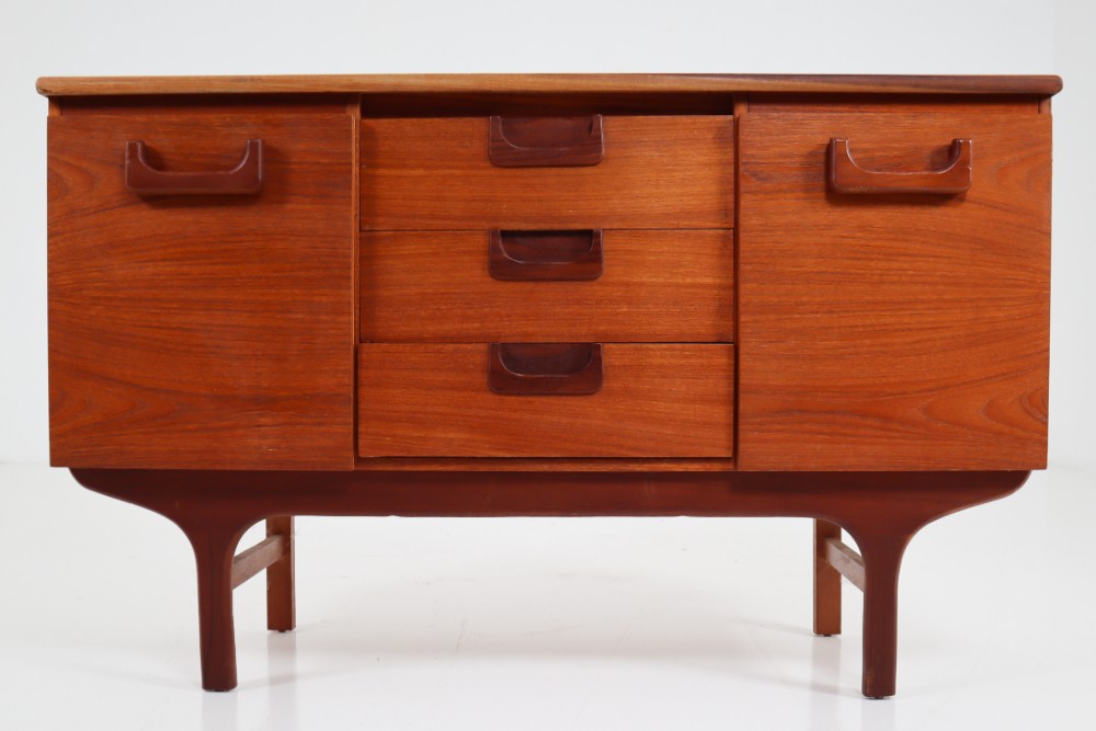 Small Mid Century Modern Teak Sideboard From G Plan 1960s Mid