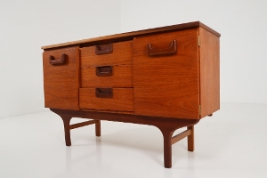 Small Mid Century Modern Teak Sideboard From G Plan 1960s Mid 20th Century Storage Cabinets Storage Davidowski